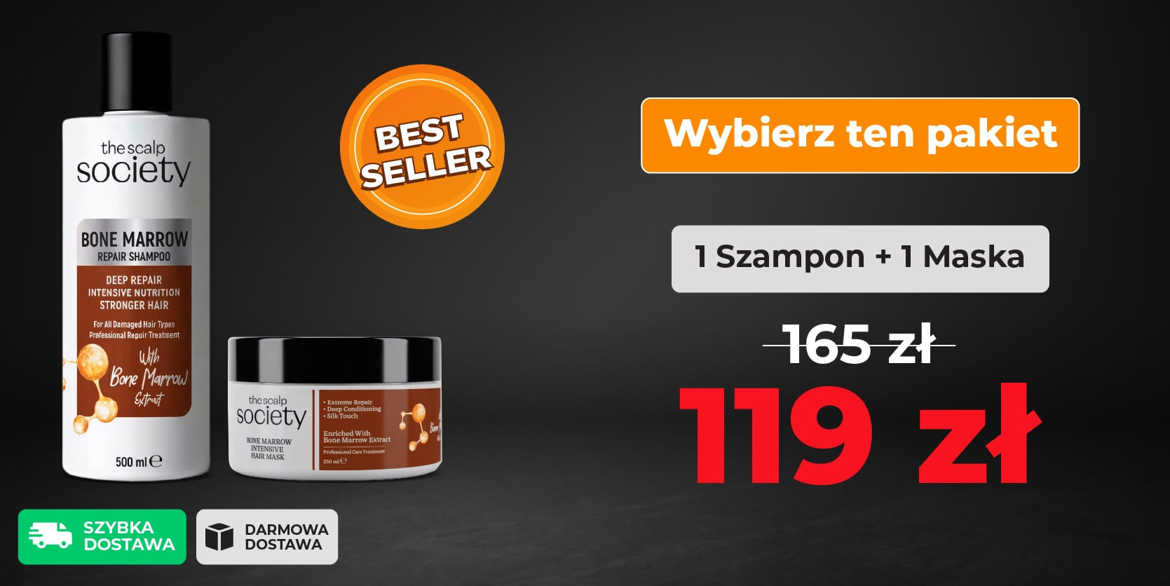 1 x TSS Bone Marrow Shampoo + 1 x TSS Bone Marrow Mask