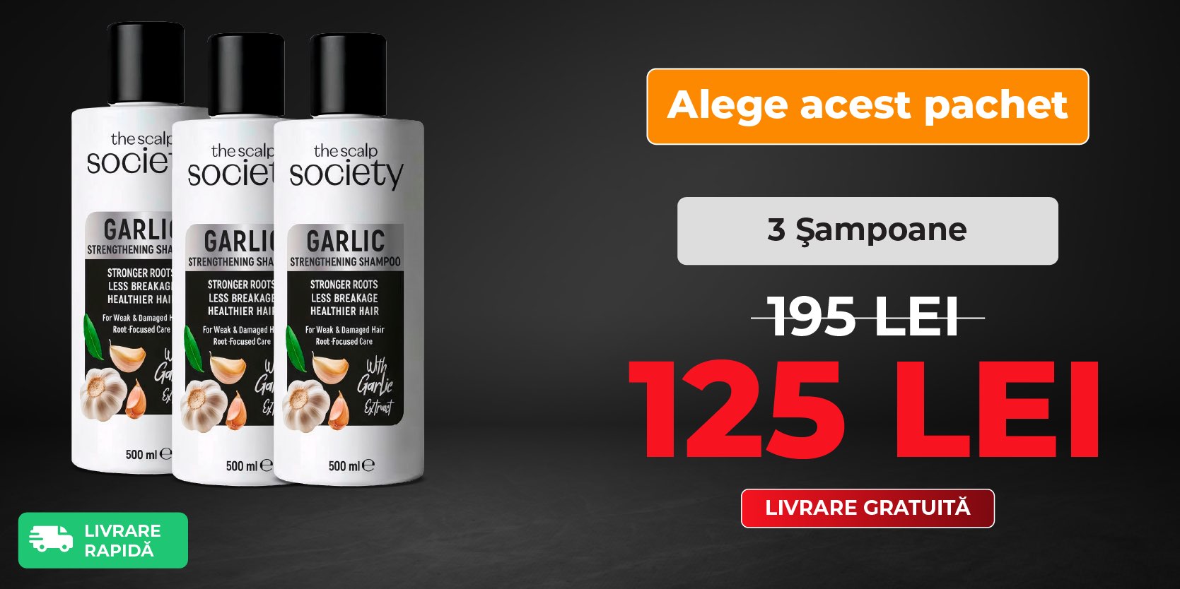 3xTSS Garlic Shampoo