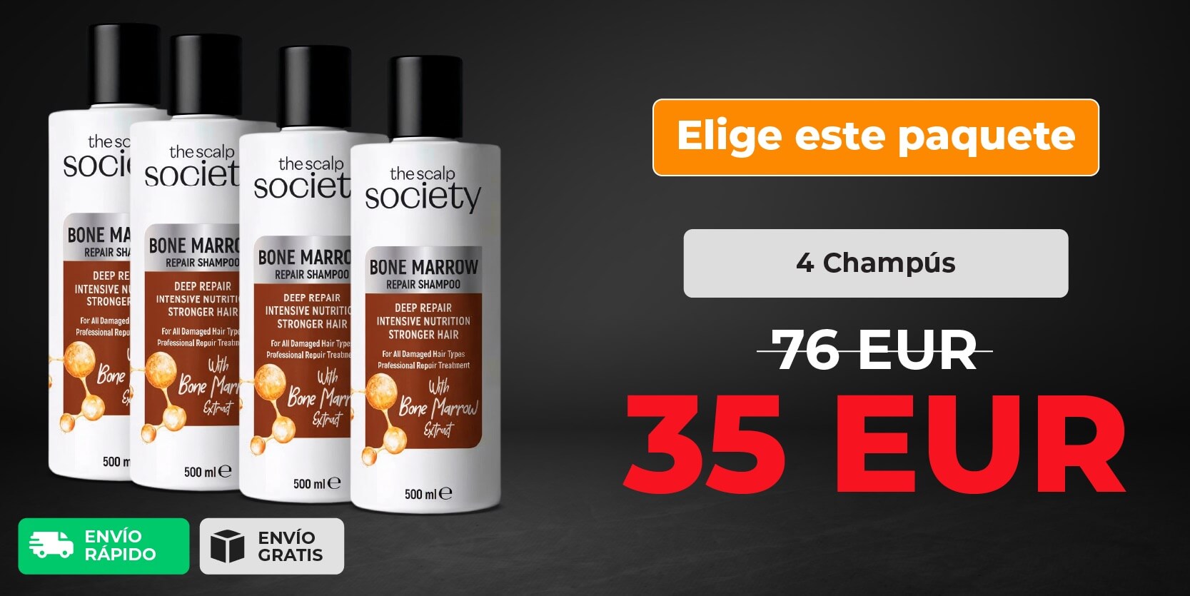 4 x TSS Bone Marrow Shampoo