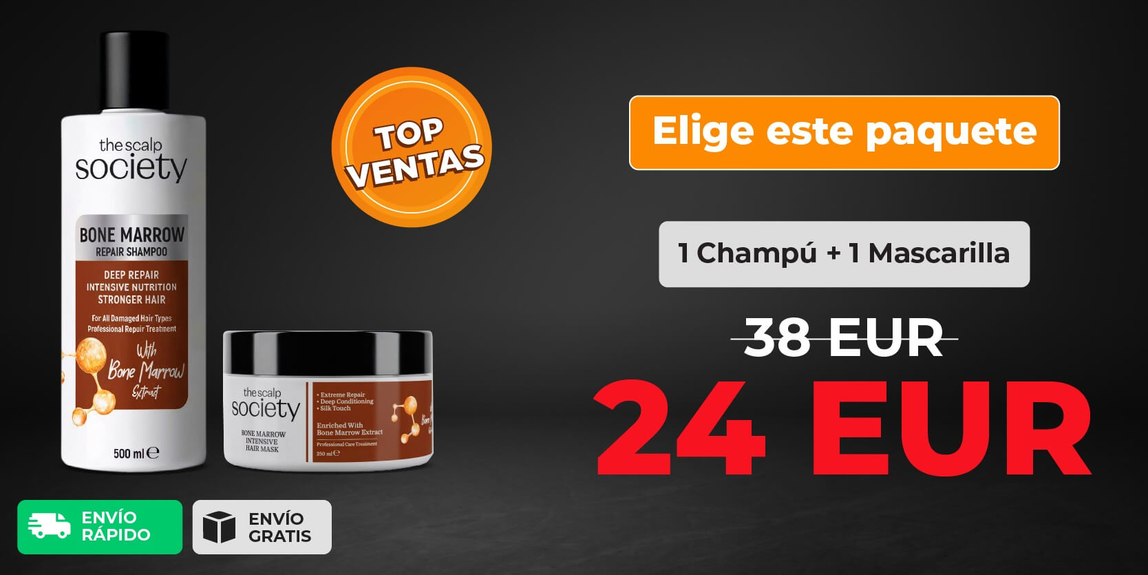 1 x TSS Bone Marrow Shampoo + 1 x TSS Bone Marrow Mask