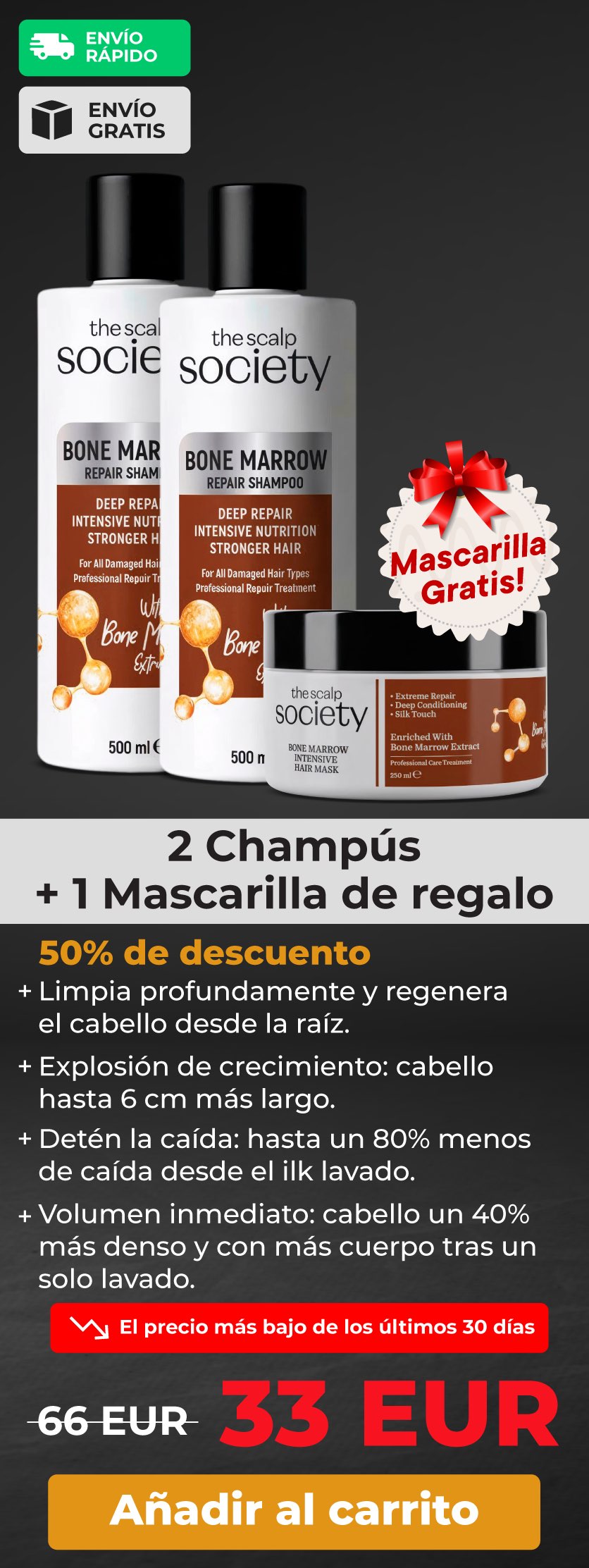 2xTSS Bone Marrow Shampoo + 1xTSS Bone Marrow Mask