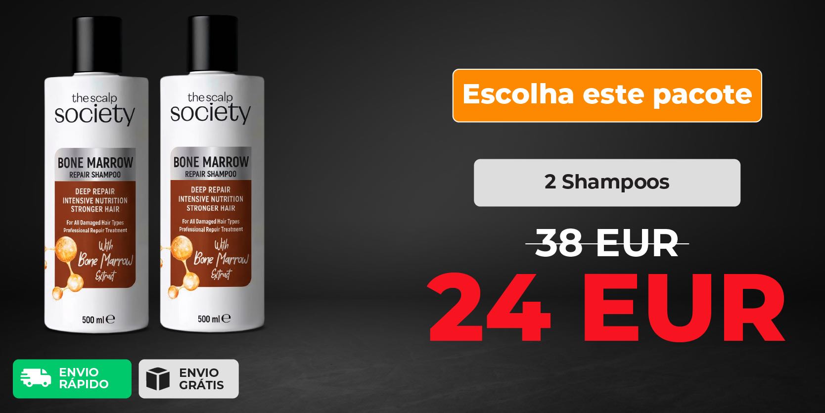 2 x TSS Bone Marrow Shampoo