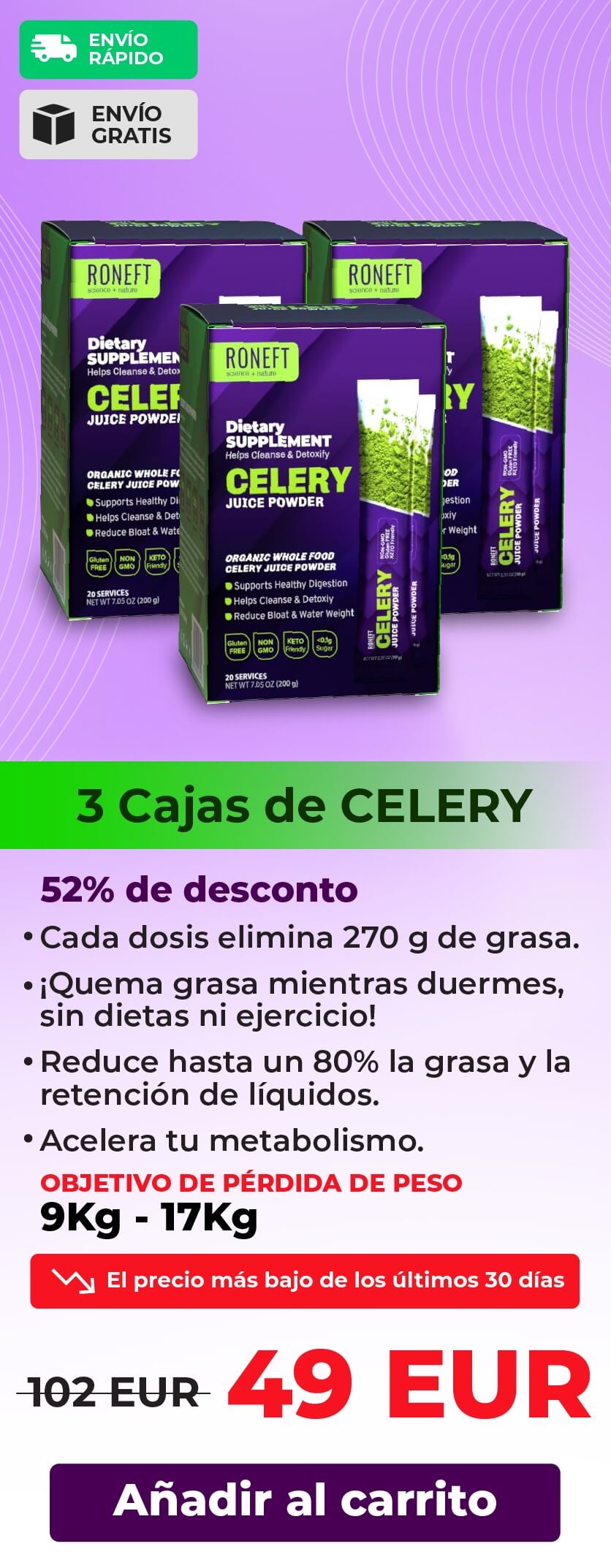 3xCelery Juice Powder