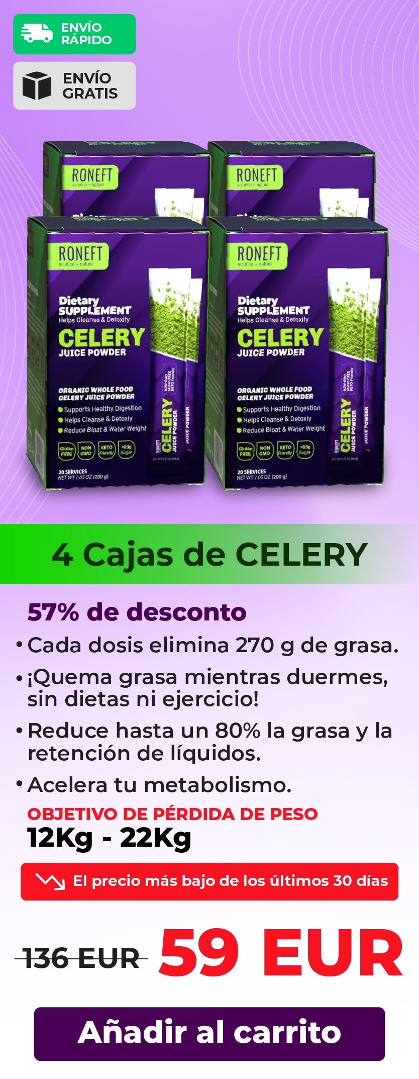 4xCelery Juice Powder