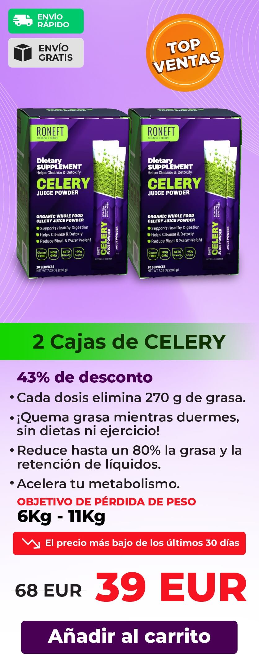 2xCelery Juice Powder