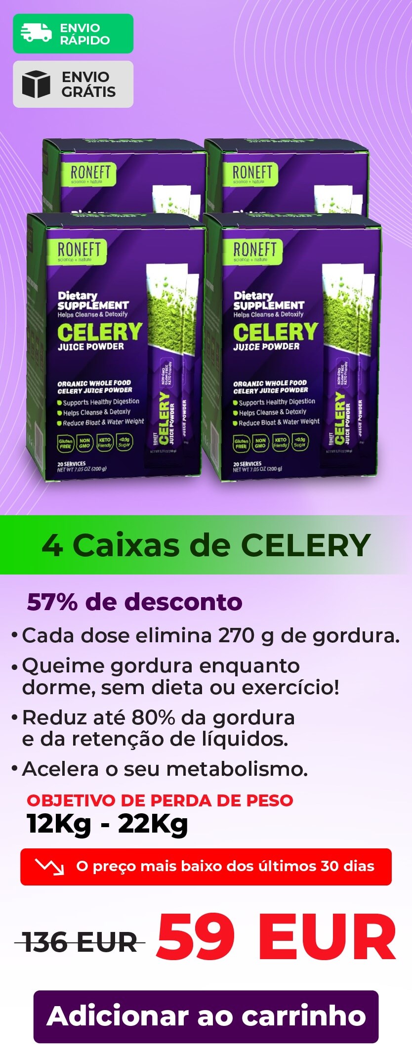 4xCelery Juice Powder