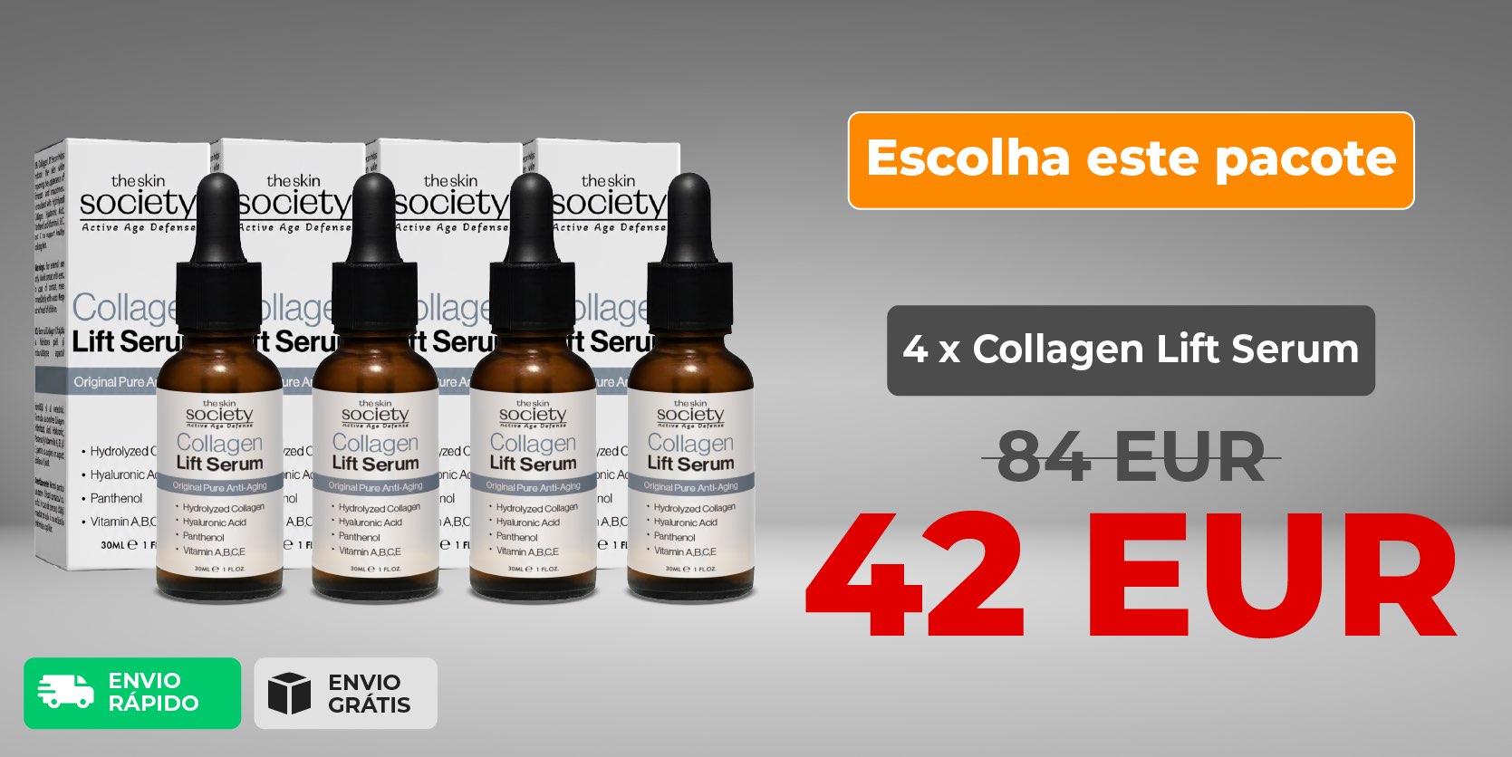 4 x TSS Collagen Lift Serum