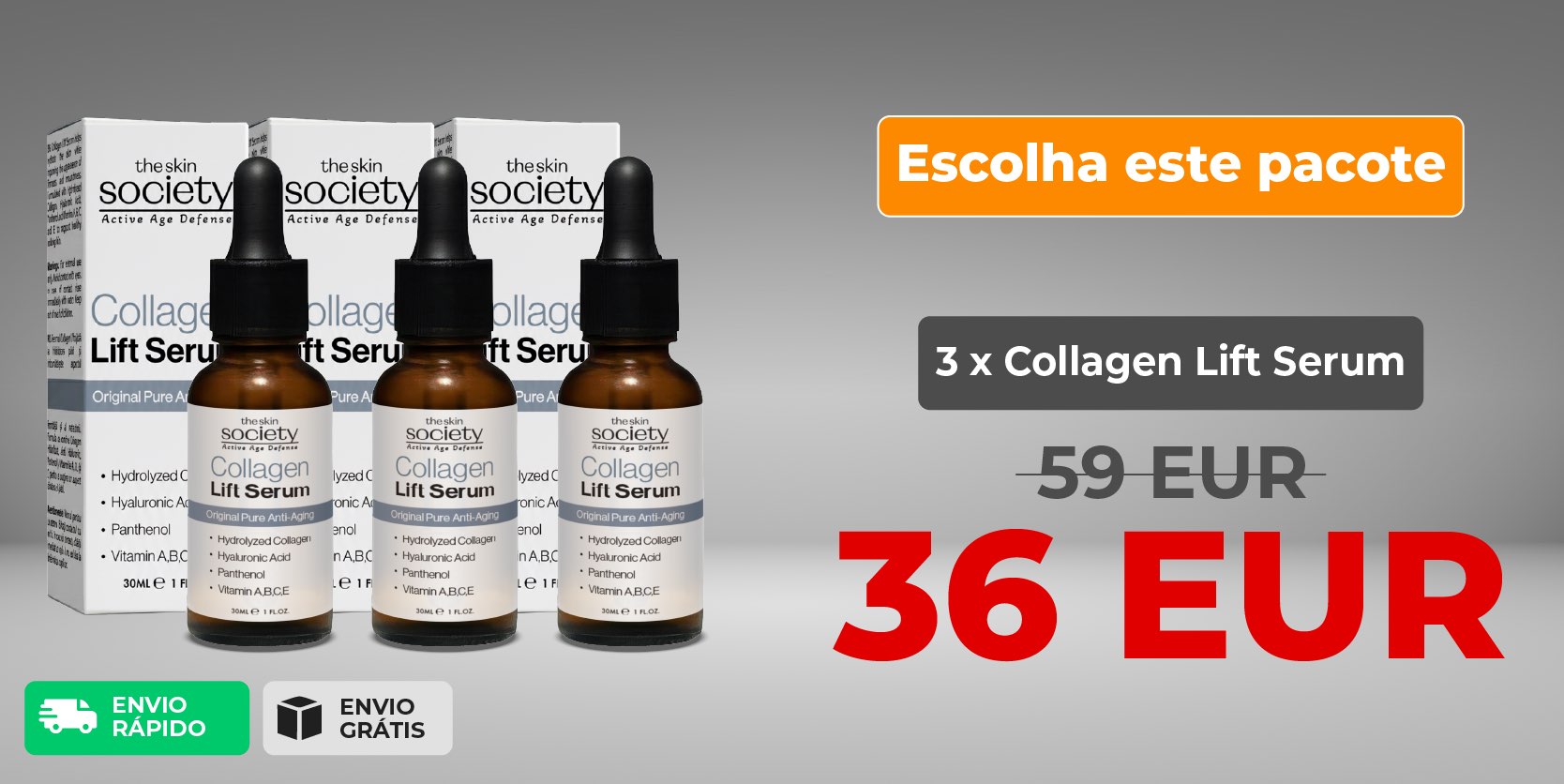 3 x TSS Collagen Lift Serum