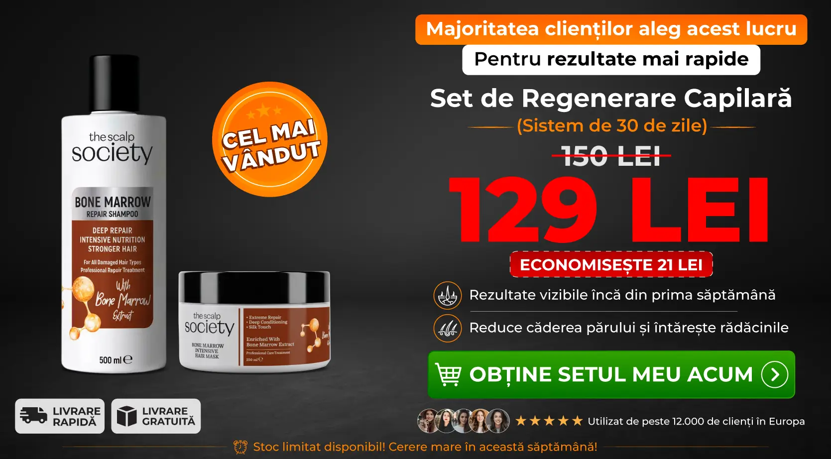 1 x TSS Bone Marrow Shampoo + 1 x TSS Bone Marrow Mask