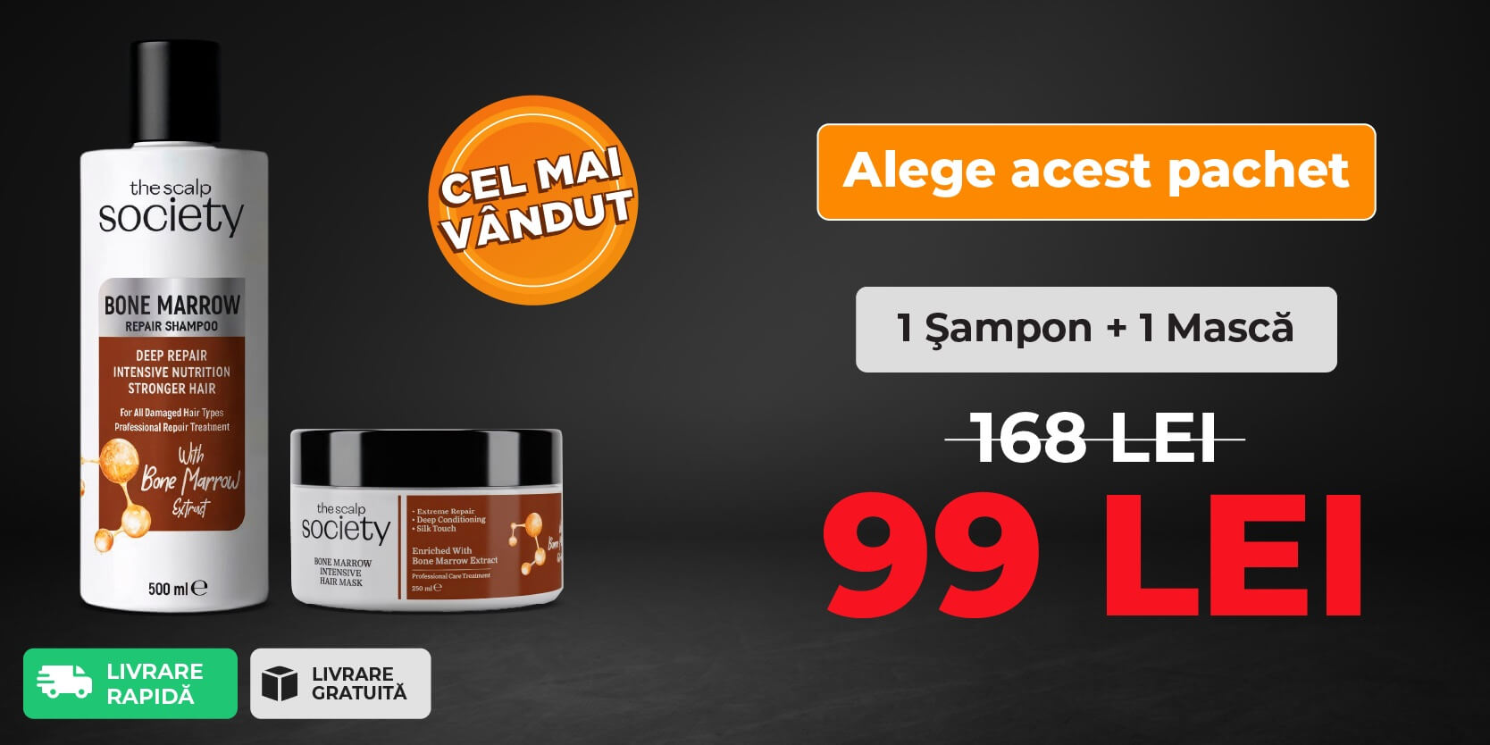 1 x TSS Bone Marrow Shampoo + 1 x TSS Bone Marrow Mask