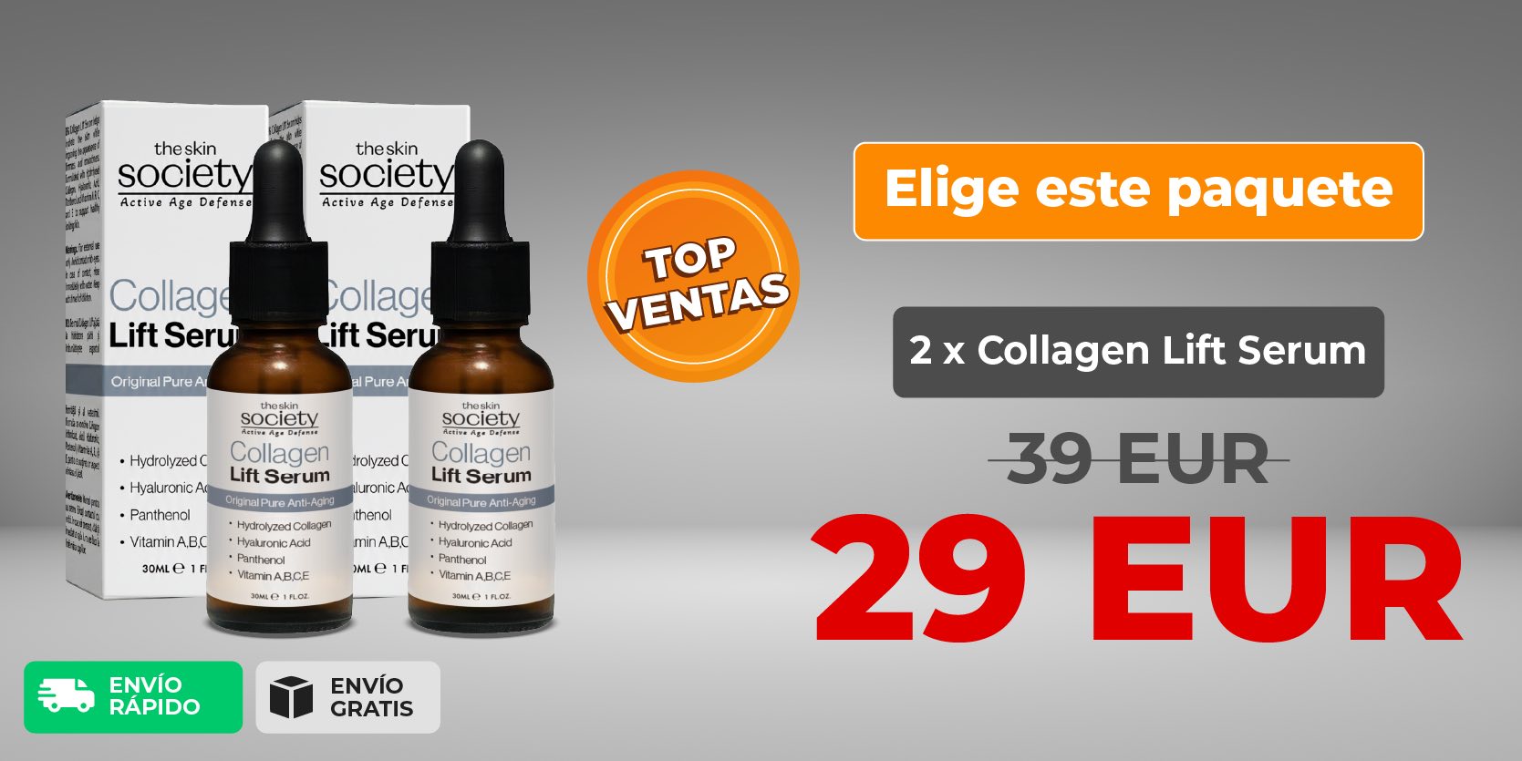 2 x TSS Collagen Lift Serum