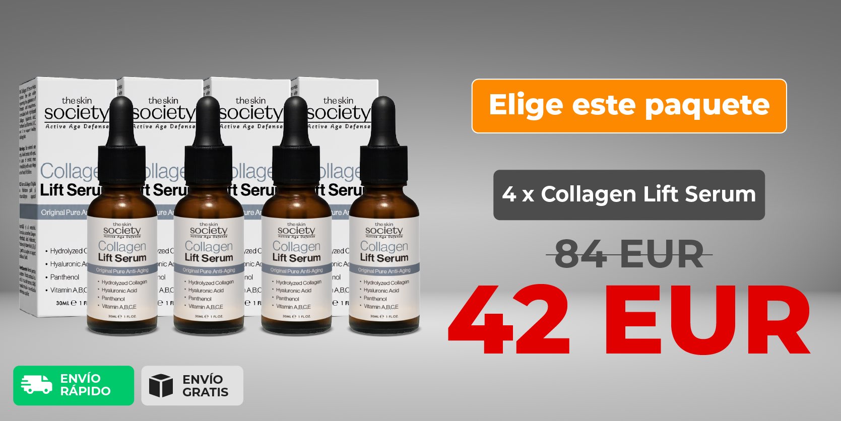 4 x TSS Collagen Lift Serum