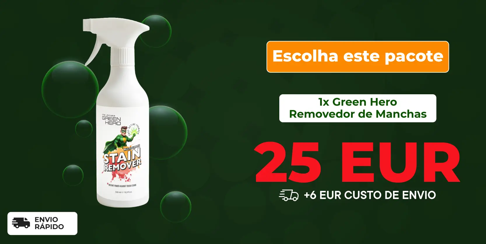 1 x Green Hero Stain Remover