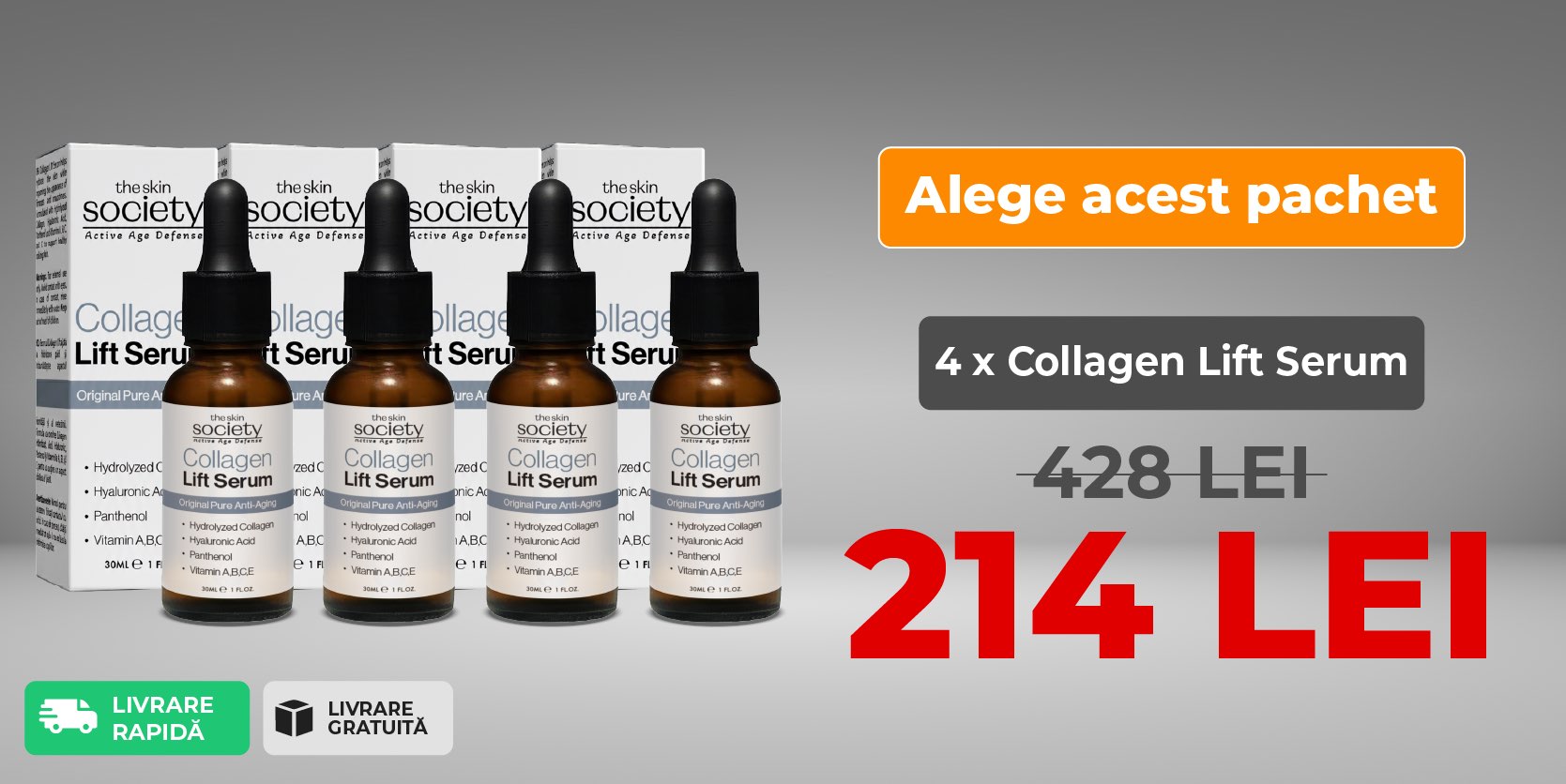 4 x TSS Collagen Lift Serum