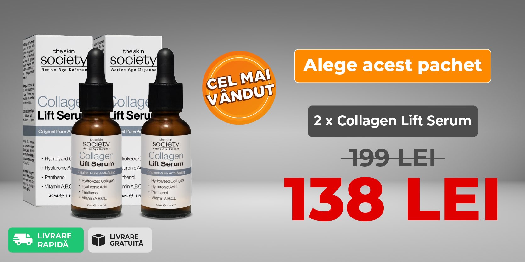 2 x TSS Collagen Lift Serum