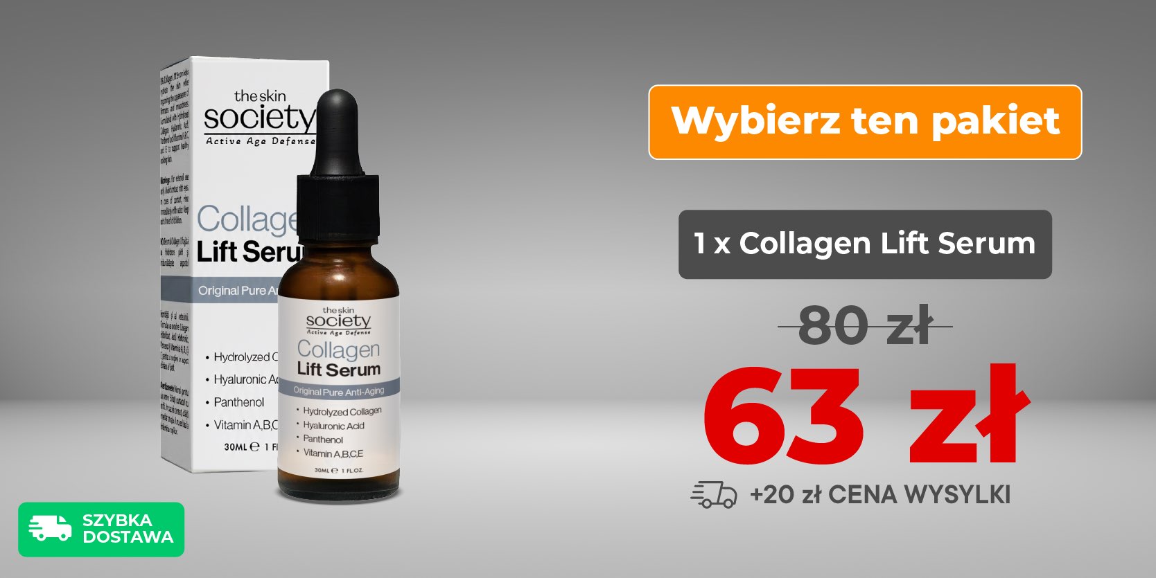 1 x TSS Collagen Lift Serum