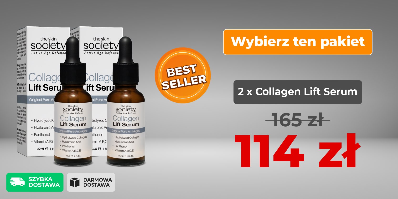 2 x TSS Collagen Lift Serum
