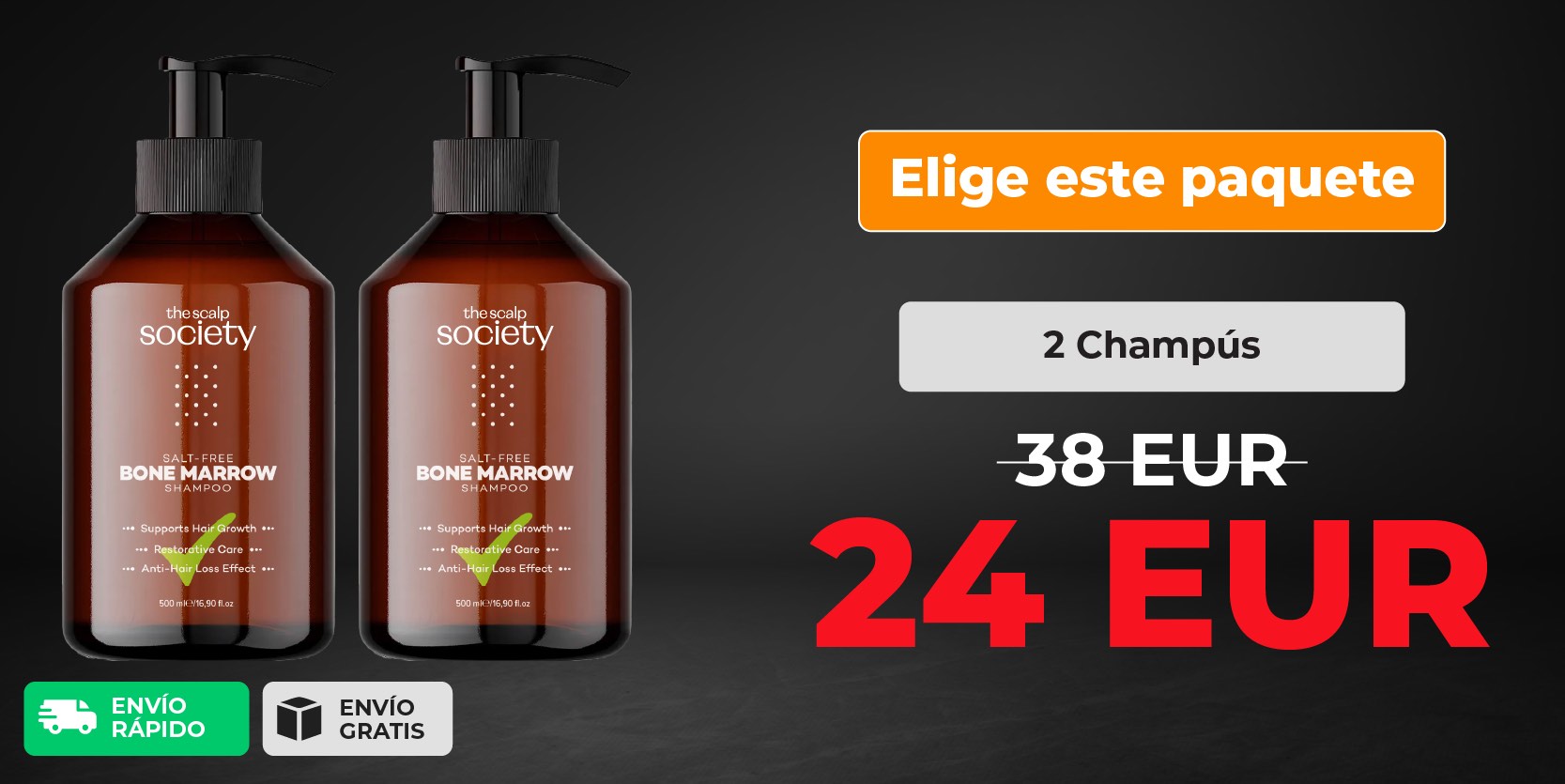 2 x TSS Bone Marrow Shampoo