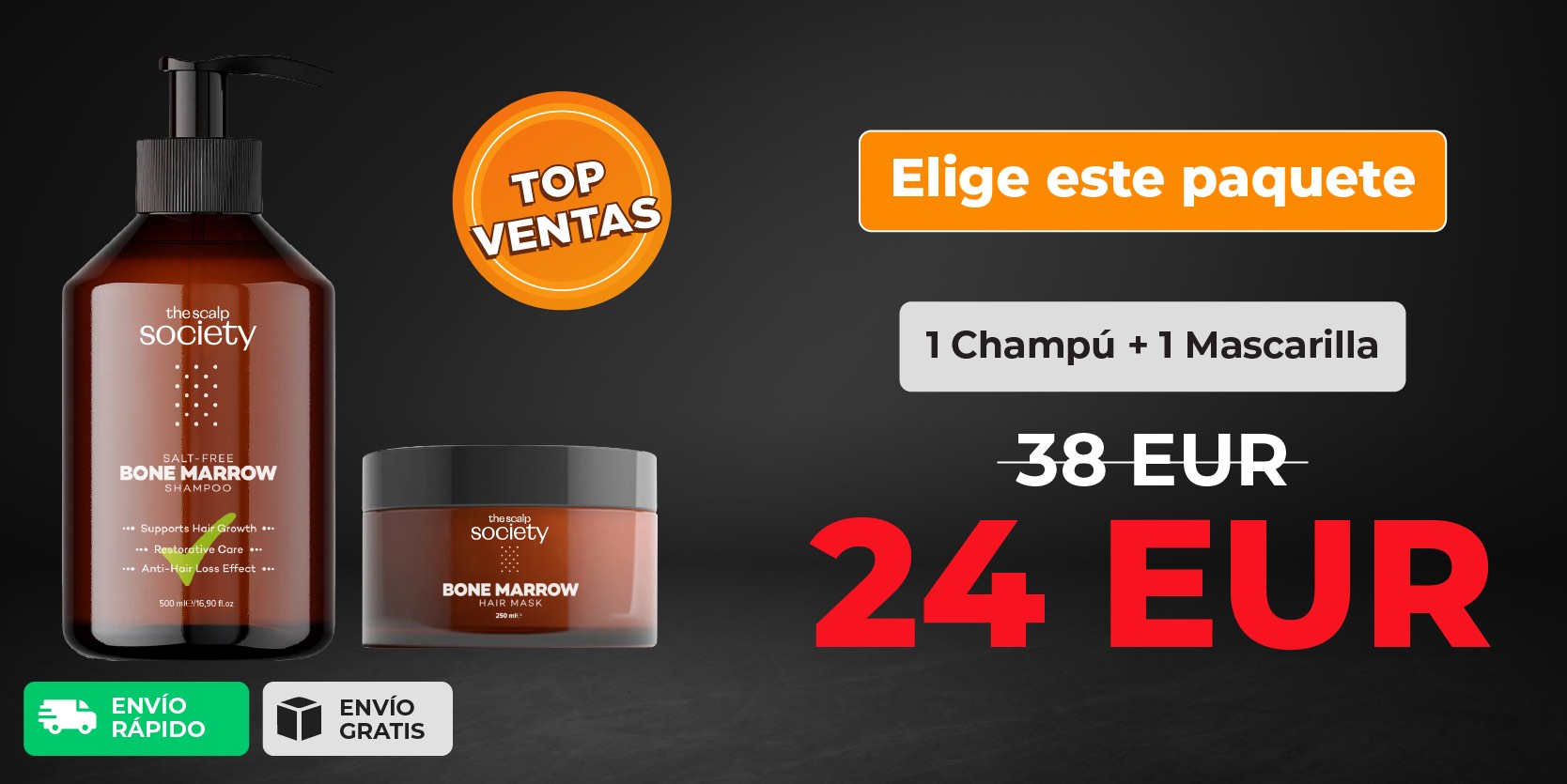 1 x TSS Bone Marrow Shampoo + 1 x TSS Bone Marrow Mask