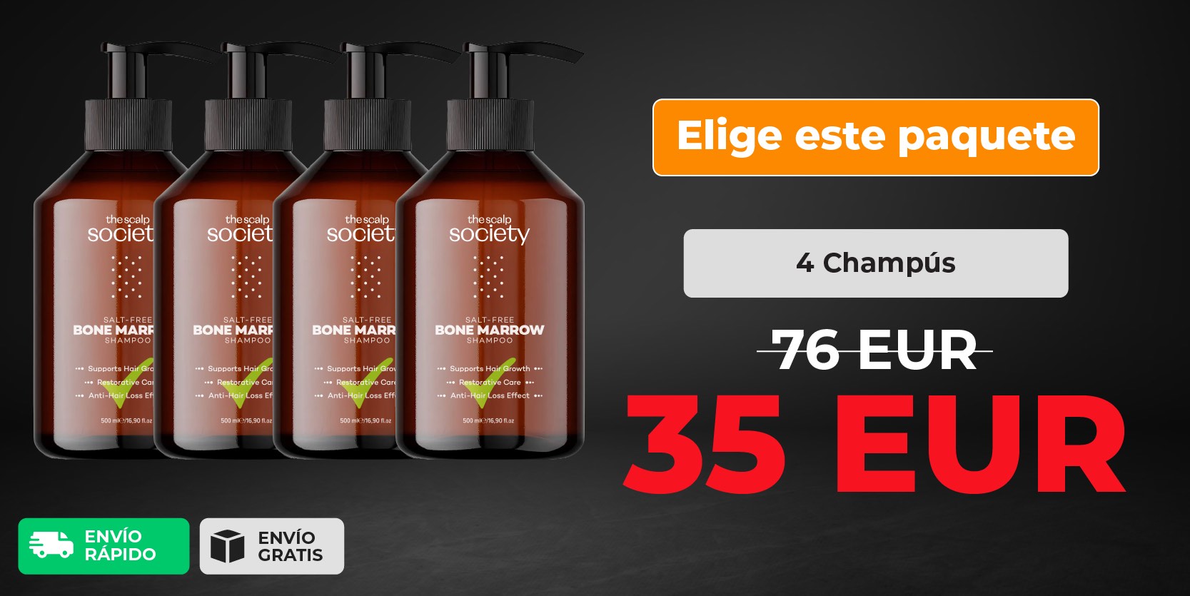 4 x TSS Bone Marrow Shampoo