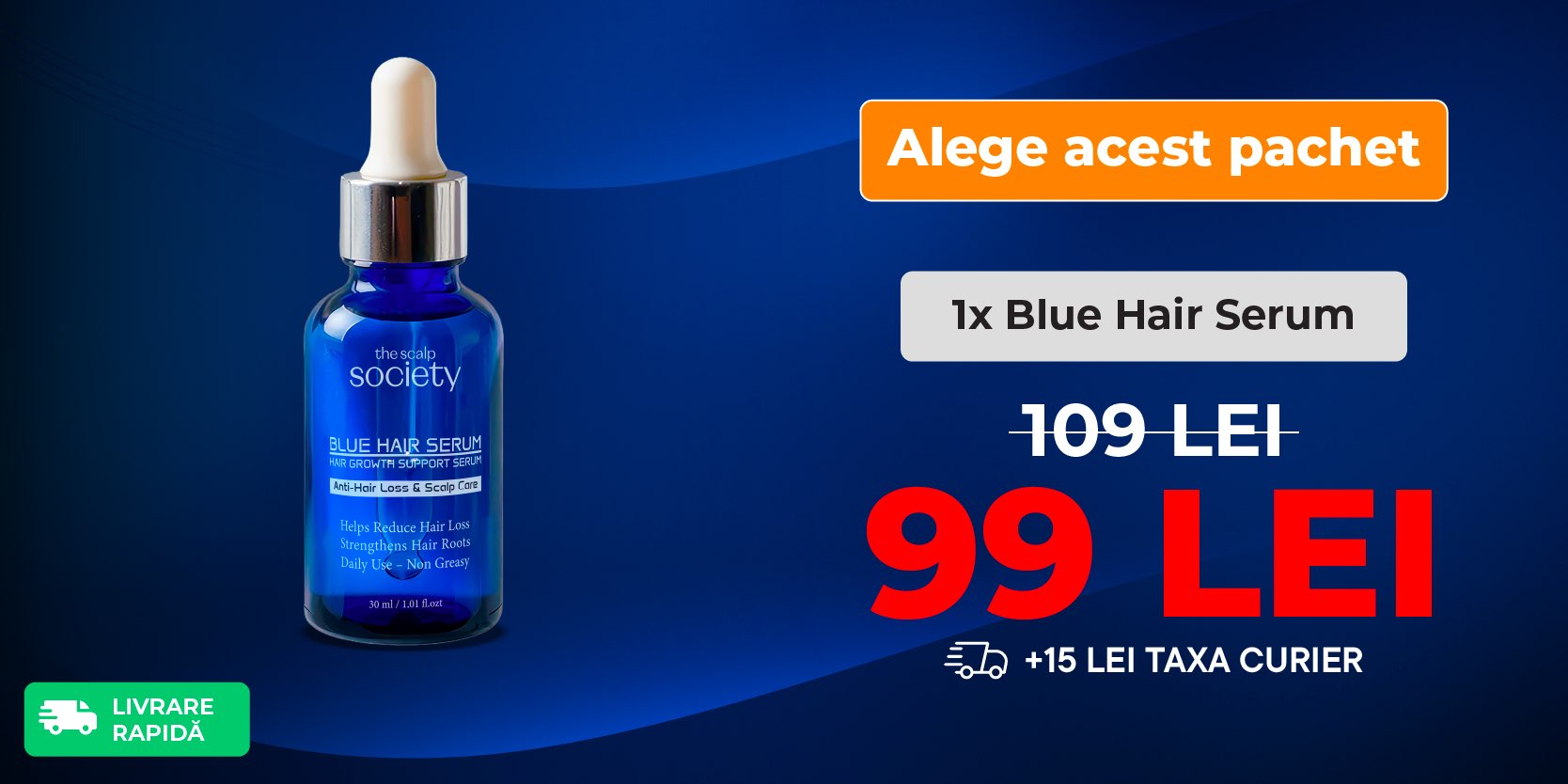 1 x Blue Hair Serum