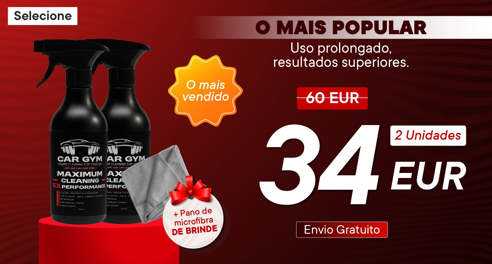 2 x Car GYM + Microfiber