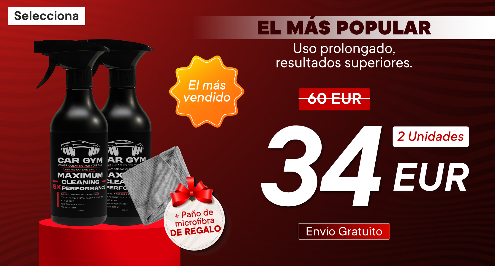 2 x Car GYM + Microfiber