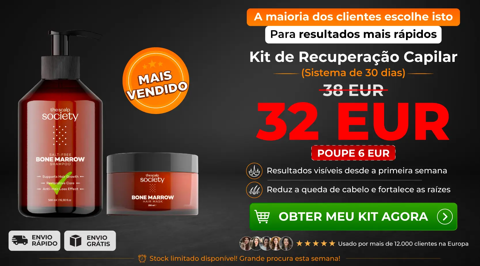 1 x TSS Bone Marrow Shampoo + 1 x TSS Bone Marrow Mask